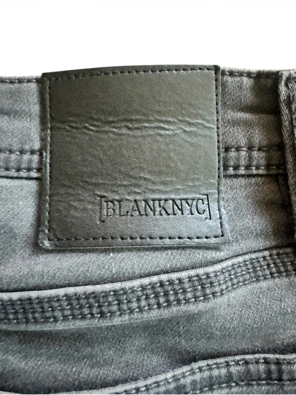 Blank NYC Wooster Slim Fit Grey Jeans, size 38